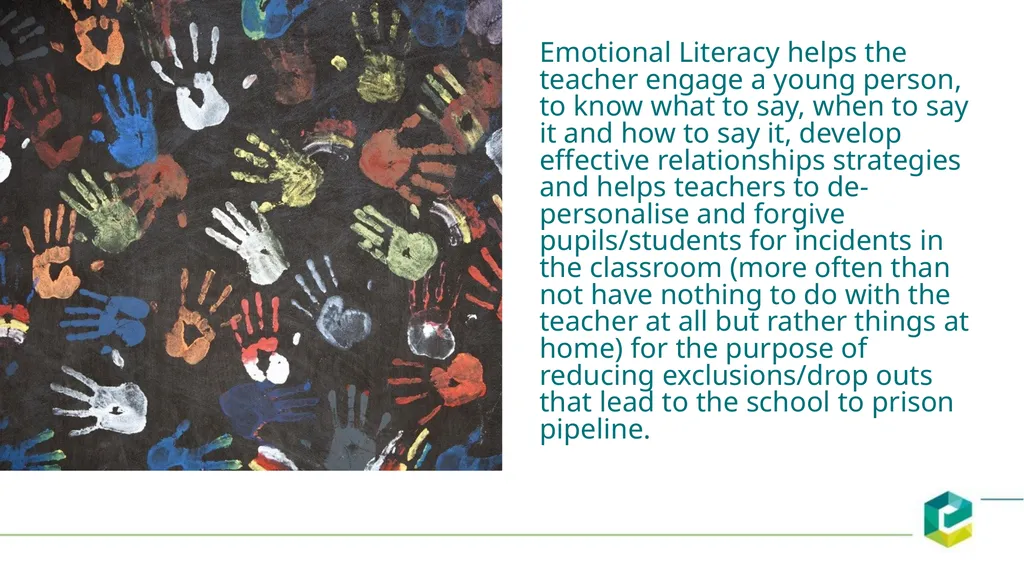 Why Emotional Literacy is important for both - slide 4 of 7