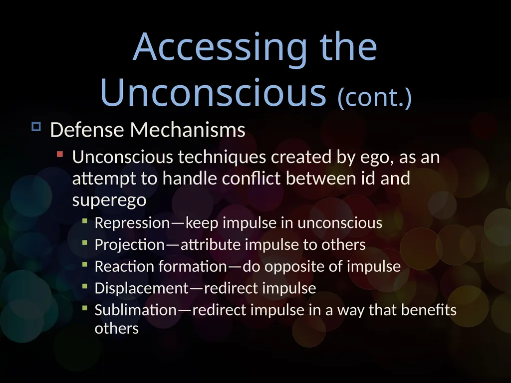 Chapter 12 Psychodynamic Psychotherapy - slide 7 of 17