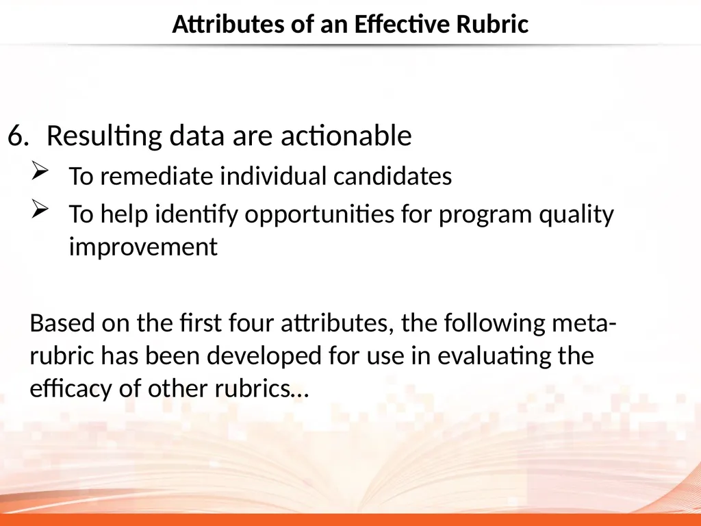 Why So Much Attention on Rubric Quality? CAEP - slide 21 of 22