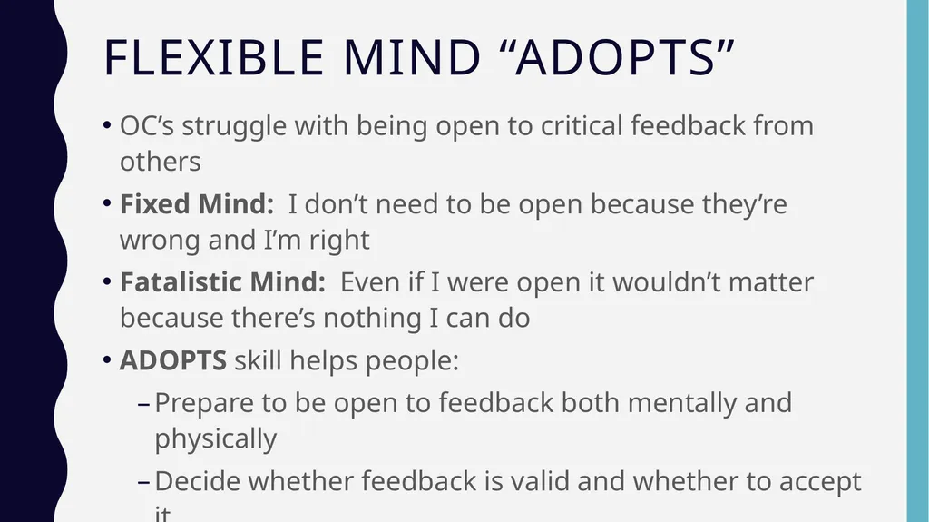 RO-DBT Radically OpeN- Dialectical Behavior - slide 20 of 24
