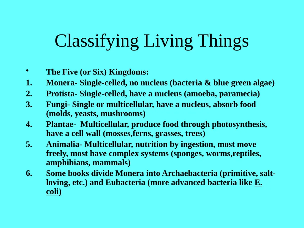Chapter 13 Abruscato & DeRosa Biology Content - slide 6 of 22