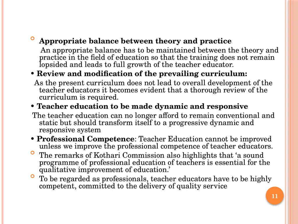 QUALITY CONCERNS IN SECONDARY EDUCATION - slide 11 of 12