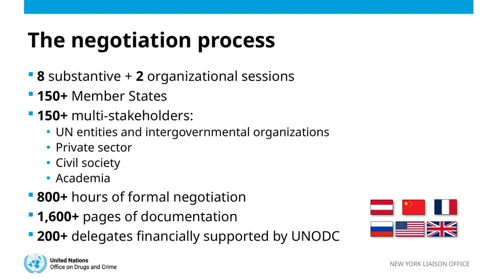 Strengthening International Cooperation for - slide 3 of 8