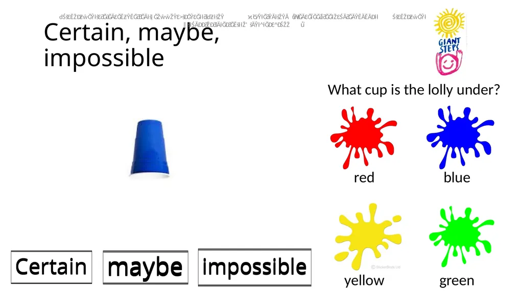 What are the chances? Probability song Certain, - slide 4 of 16
