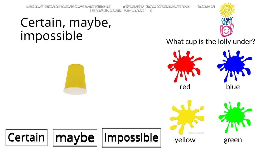 What are the chances? Probability song Certain, - slide 8 of 16