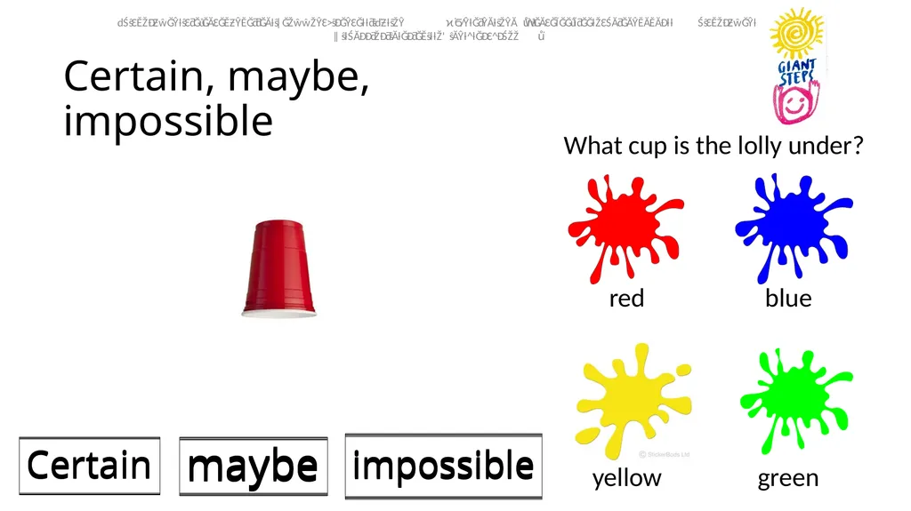 What are the chances? Probability song Certain, - slide 9 of 16