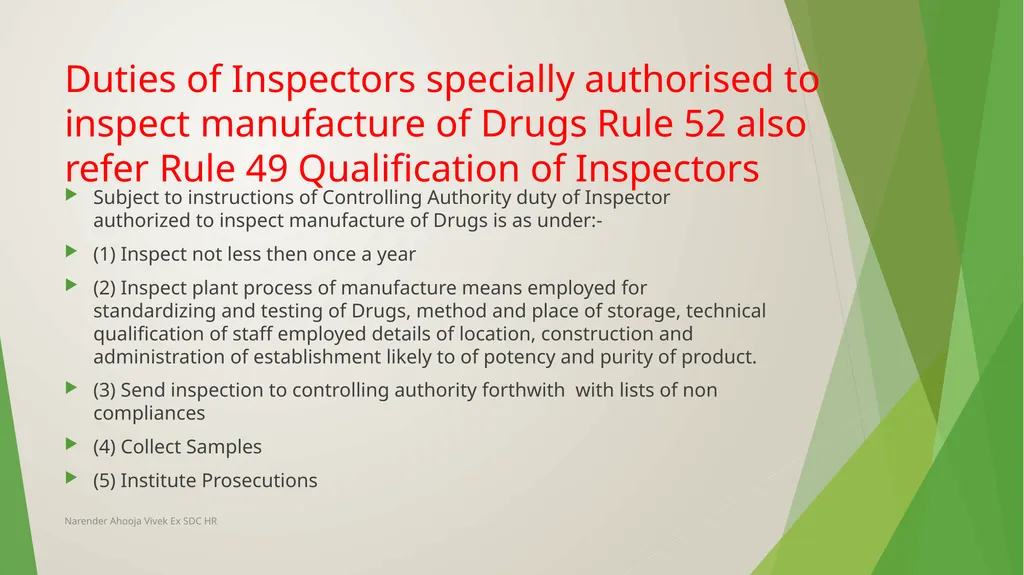 Narender Ahooja Vivek Ex SDC HR Narender Ahooja - slide 19 of 20