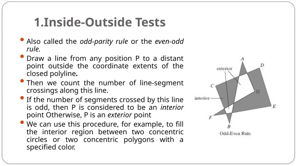 Fill area primitives, 2D Geometric Transformations - slide 16 of 63