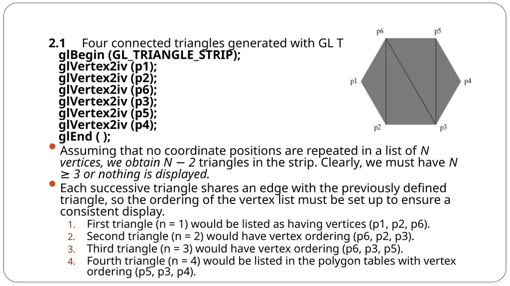 Fill area primitives, 2D Geometric Transformations - slide 27 of 63