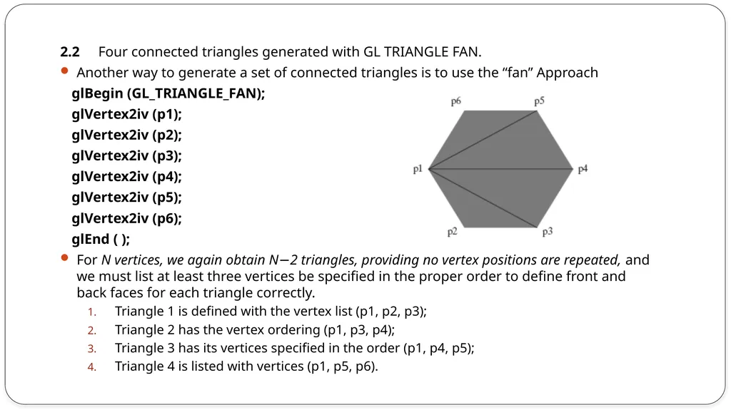 Fill area primitives, 2D Geometric Transformations - slide 28 of 63