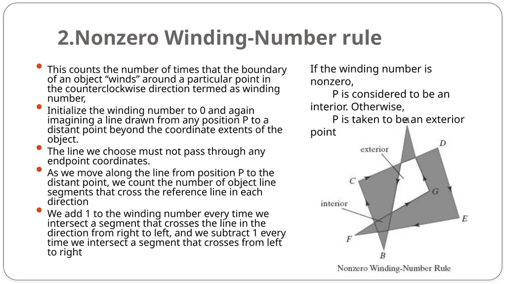 Fill area primitives, 2D Geometric Transformations - slide 18 of 63