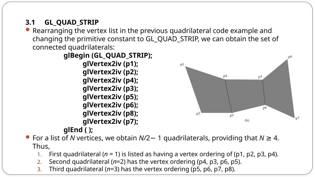 Fill area primitives, 2D Geometric Transformations - slide 30 of 63