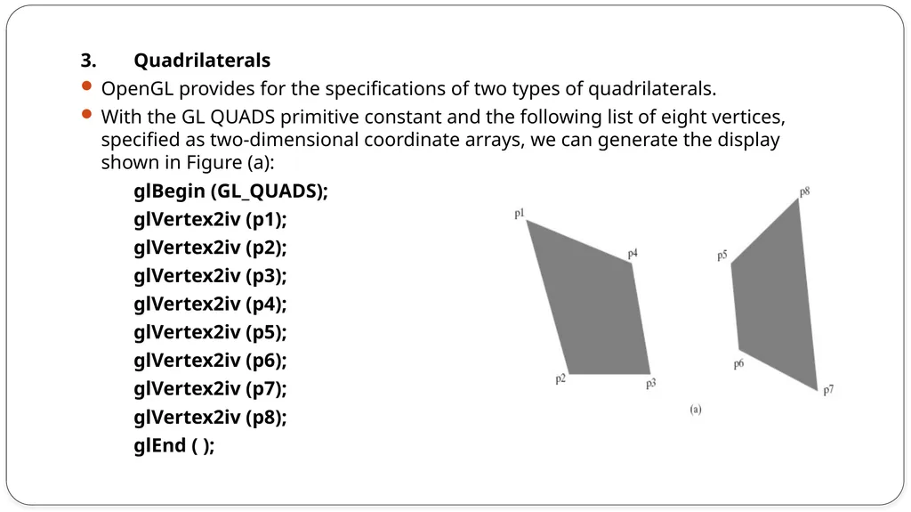 Fill area primitives, 2D Geometric Transformations - slide 29 of 63