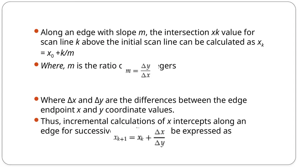 Fill area primitives, 2D Geometric Transformations - slide 41 of 63