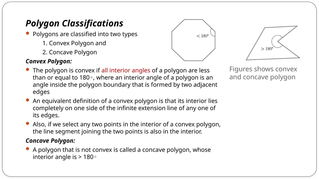 Fill area primitives, 2D Geometric Transformations - slide 5 of 63