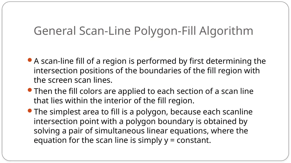 Fill area primitives, 2D Geometric Transformations - slide 35 of 63