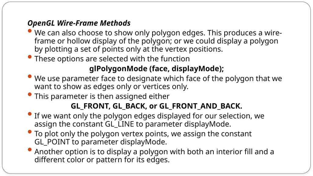 Fill area primitives, 2D Geometric Transformations - slide 55 of 63