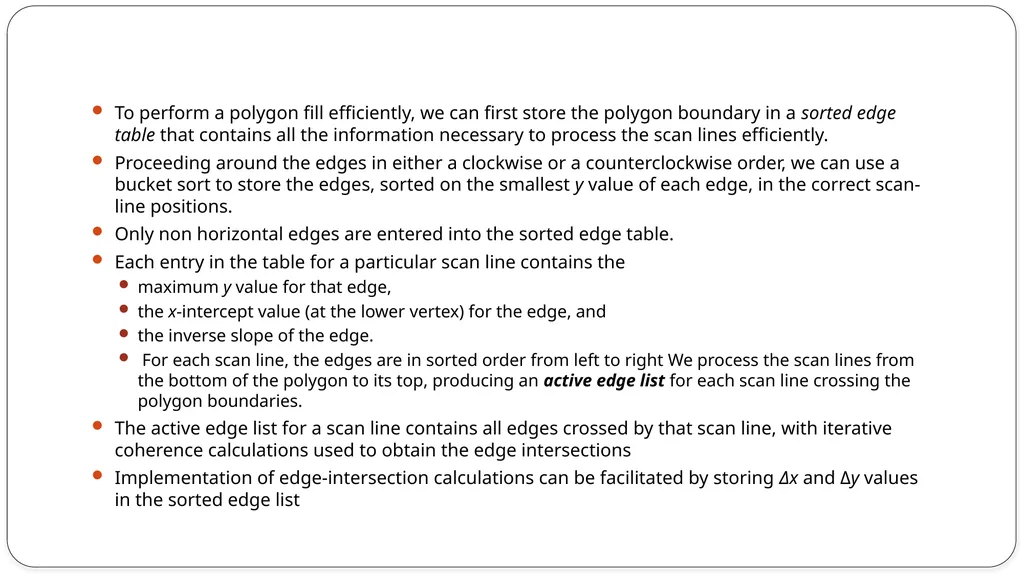 Fill area primitives, 2D Geometric Transformations - slide 42 of 63