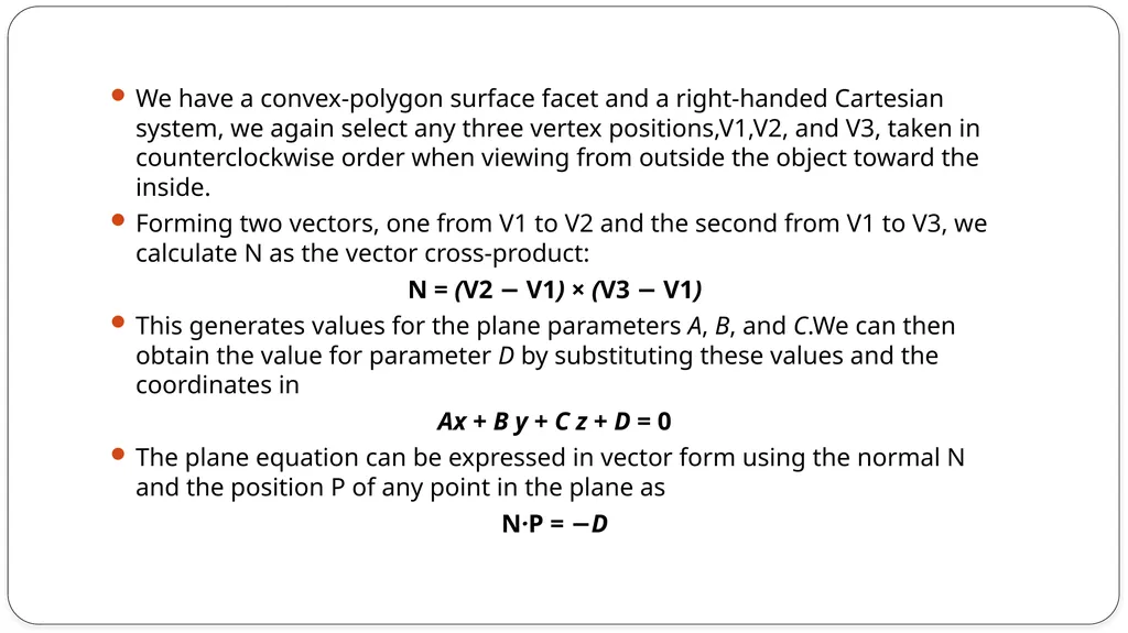Fill area primitives, 2D Geometric Transformations - slide 50 of 63