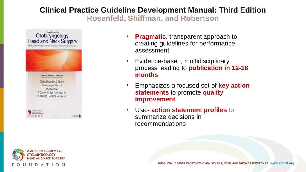 AAO-HNSF Clinical Practice Guideline (Update): - slide 7 of 56