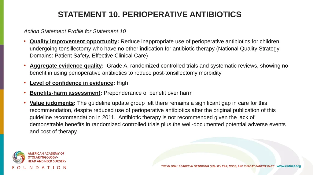 AAO-HNSF Clinical Practice Guideline (Update): - slide 39 of 56