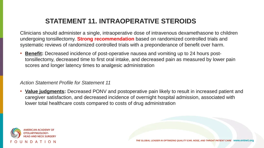 AAO-HNSF Clinical Practice Guideline (Update): - slide 40 of 56