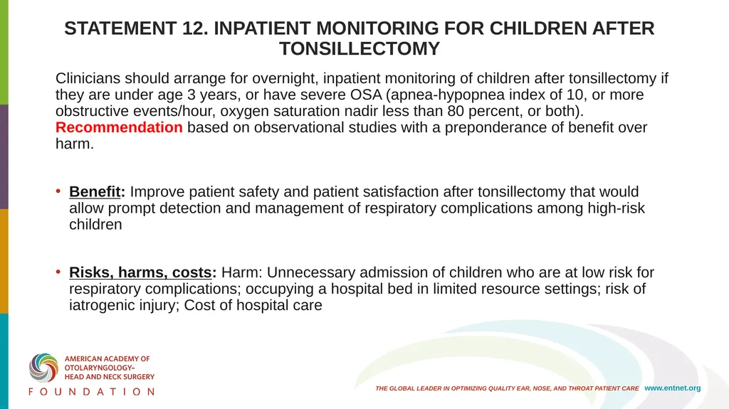 AAO-HNSF Clinical Practice Guideline (Update): - slide 41 of 56