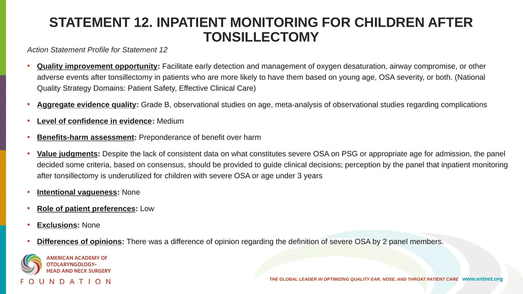 AAO-HNSF Clinical Practice Guideline (Update): - slide 42 of 56