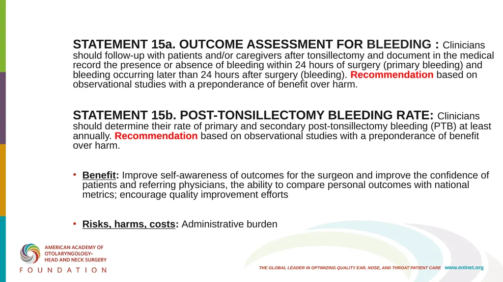 AAO-HNSF Clinical Practice Guideline (Update): - slide 52 of 56