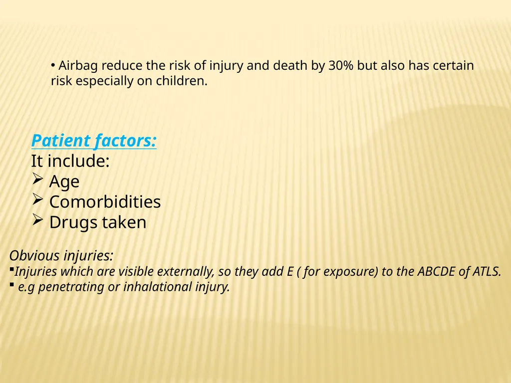 Trauma BY Dr ALI ADIL TRAUMA Trauma is the study - slide 13 of 53