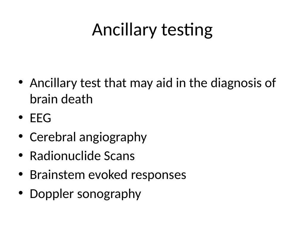 Brain death declaration in children Dr Lokesh - slide 26 of 53