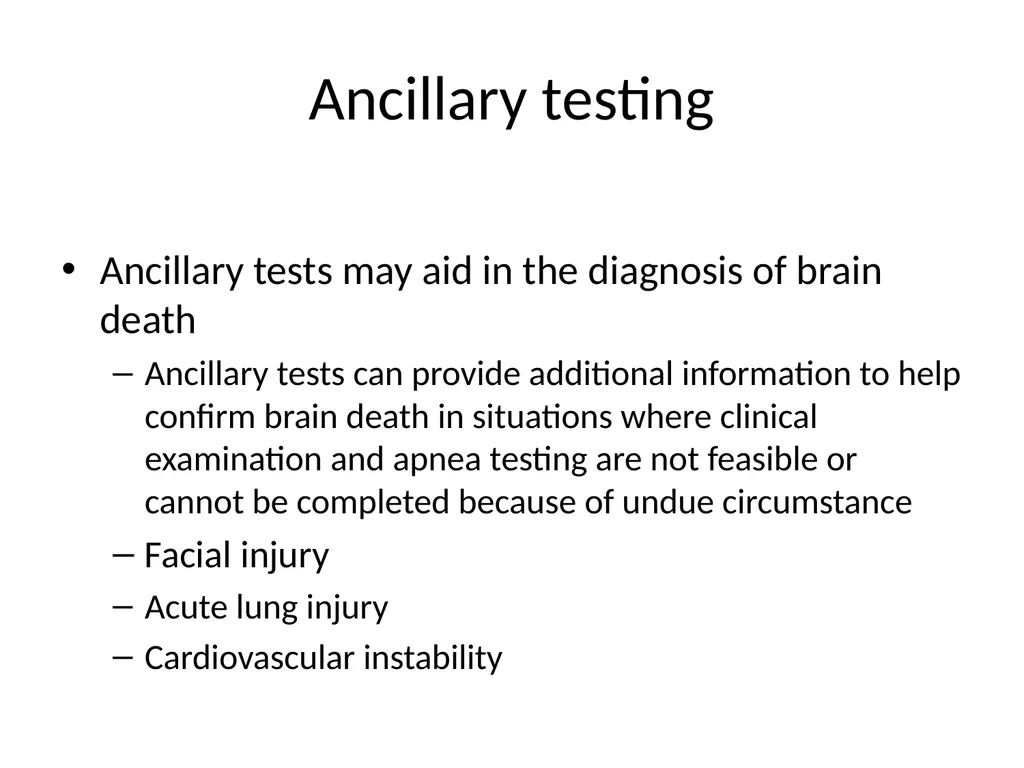 Brain death declaration in children Dr Lokesh - slide 27 of 53