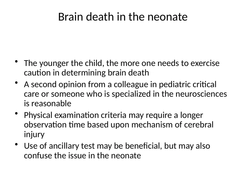 Brain death declaration in children Dr Lokesh - slide 17 of 53