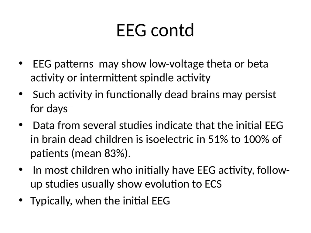 Brain death declaration in children Dr Lokesh - slide 33 of 53