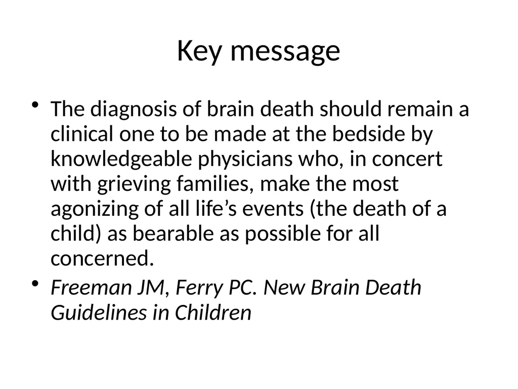 Brain death declaration in children Dr Lokesh - slide 3 of 53