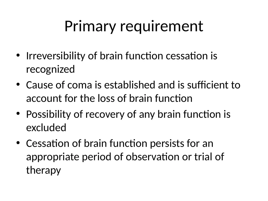 Brain death declaration in children Dr Lokesh - slide 6 of 53