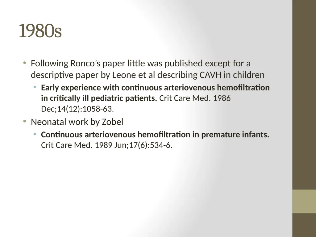 AKI and CRRT: Progress over the last 2 decades! - slide 12 of 37