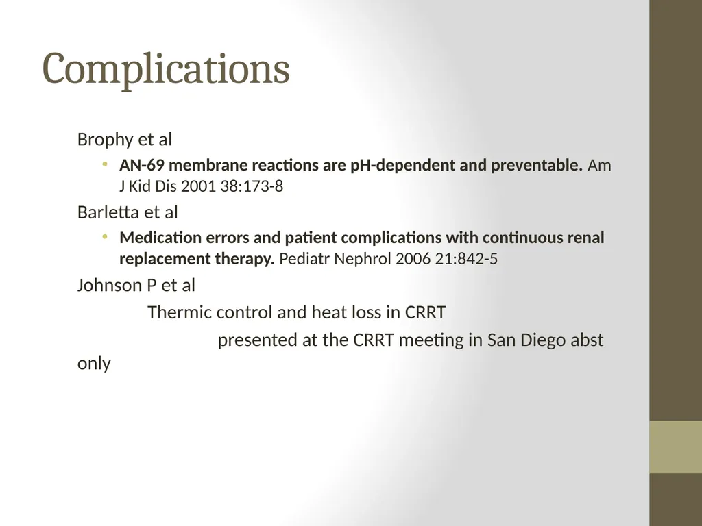 AKI and CRRT: Progress over the last 2 decades! - slide 23 of 37