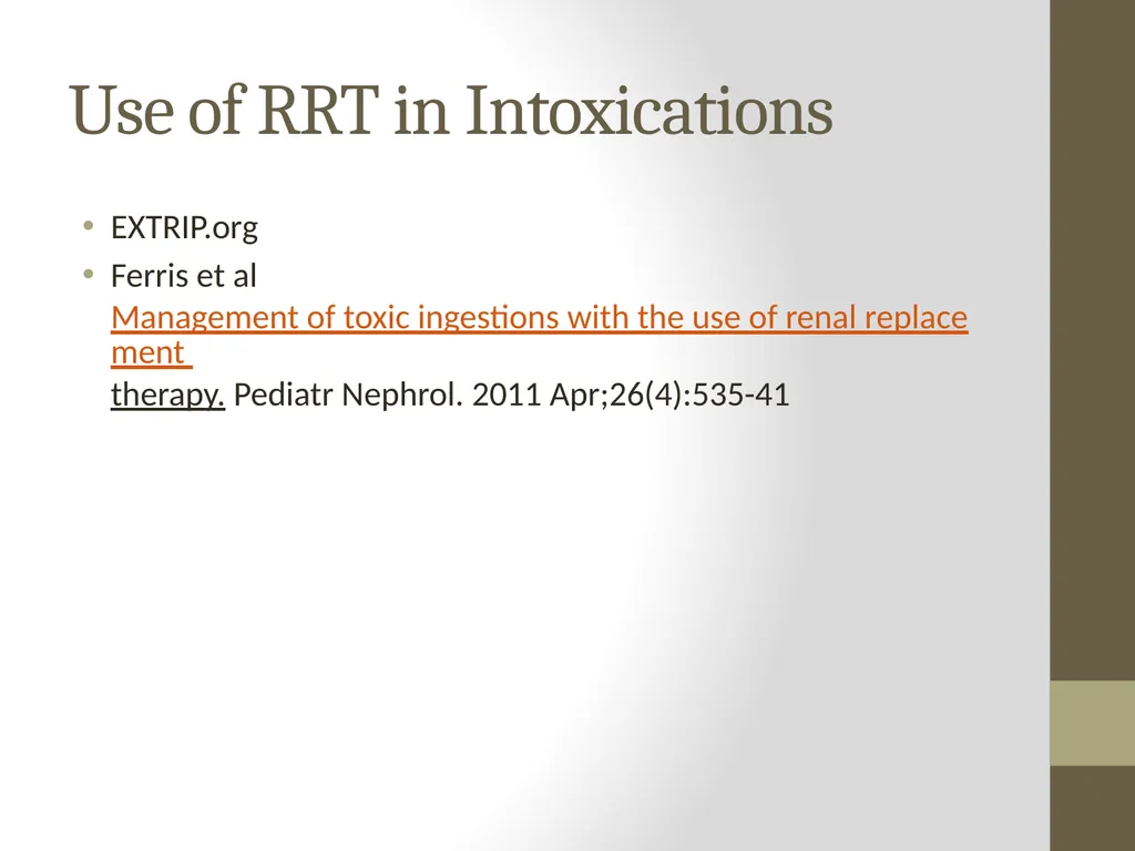 AKI and CRRT: Progress over the last 2 decades! - slide 28 of 37