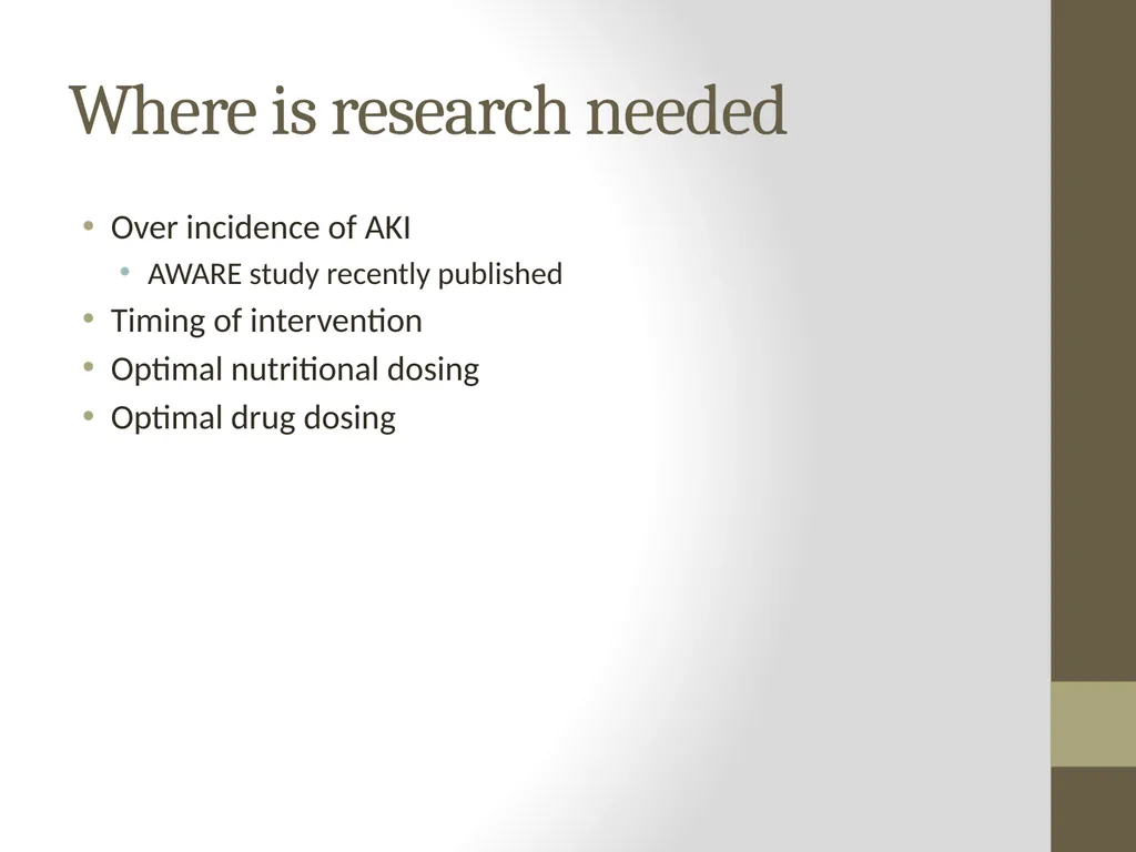 AKI and CRRT: Progress over the last 2 decades! - slide 35 of 37