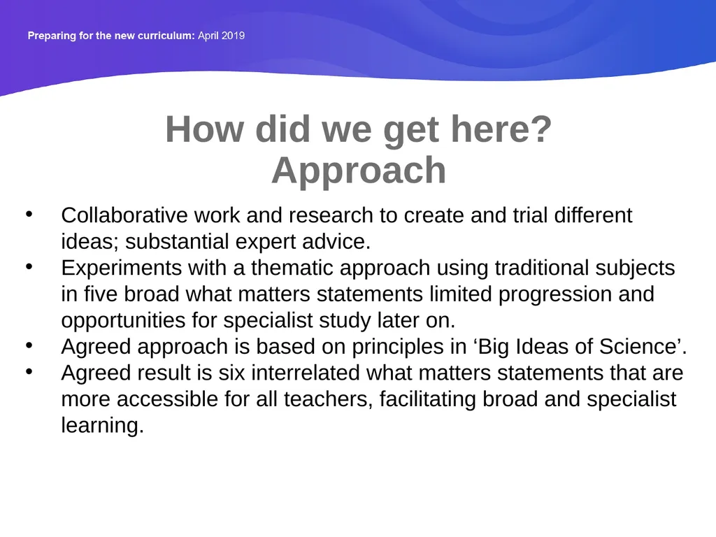 Vision and philosophy Science and technology are - slide 6 of 10