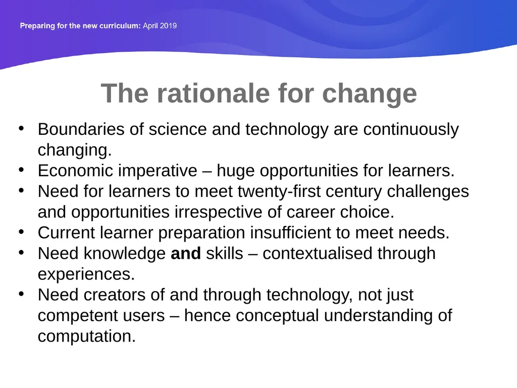Vision and philosophy Science and technology are - slide 3 of 10