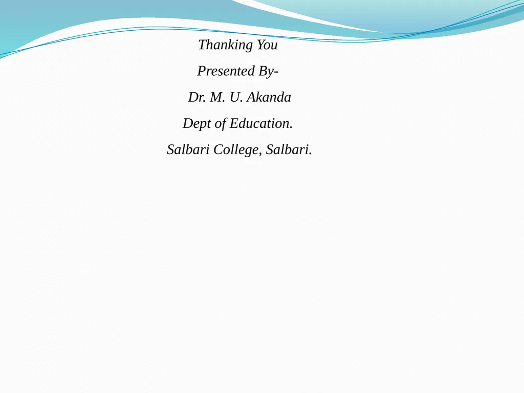 Forms of Education There are generally three types - slide 8 of 8