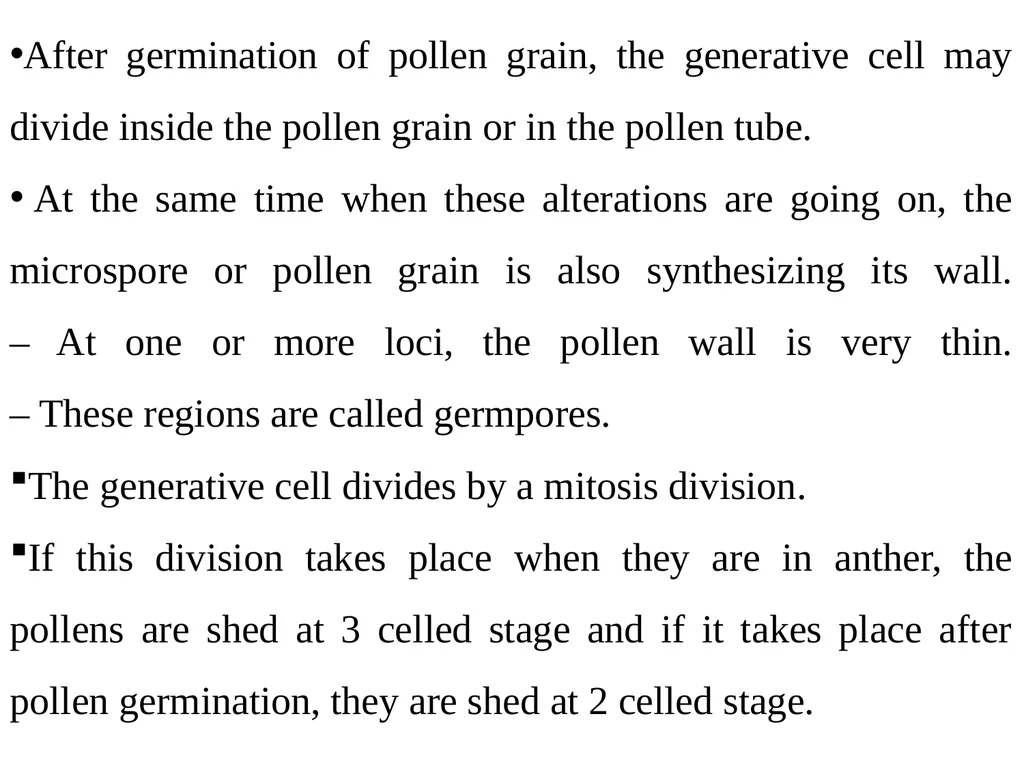 Sporogenesis: Microsporogenesis and - slide 7 of 10