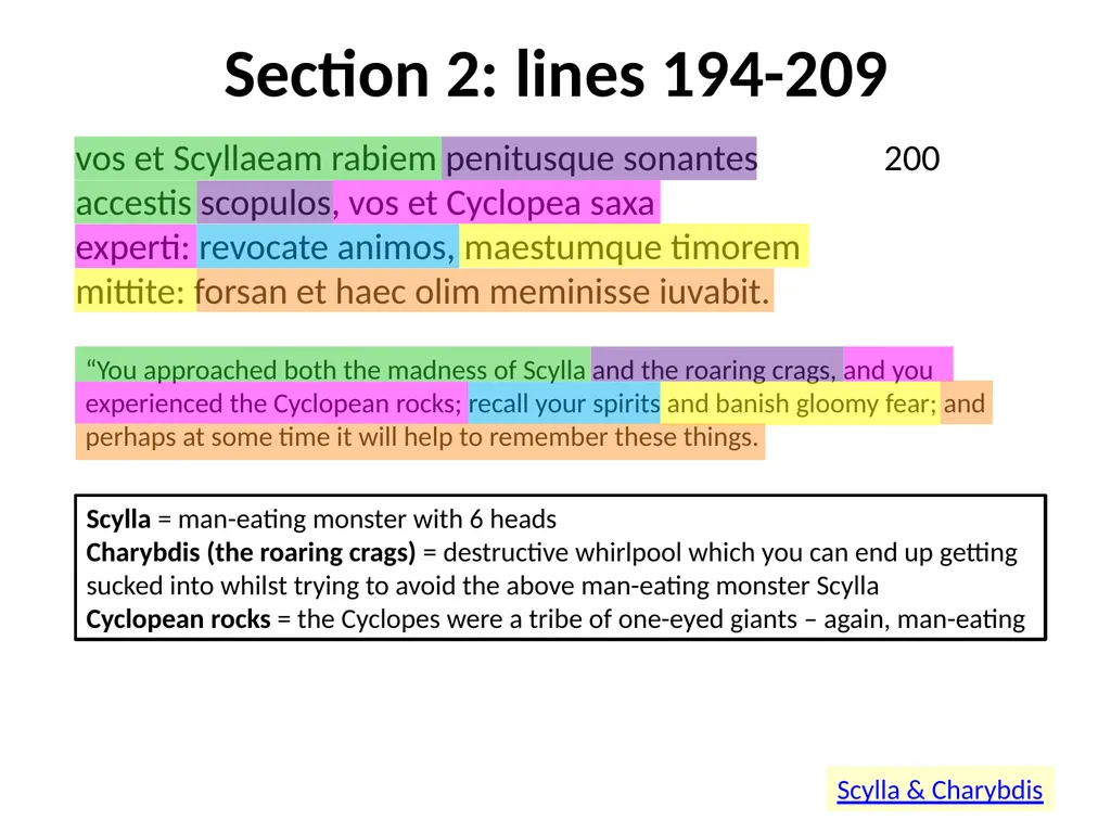 Virgil, Aeneid I GCSE Latin Verse Set text 2017 - slide 6 of 38