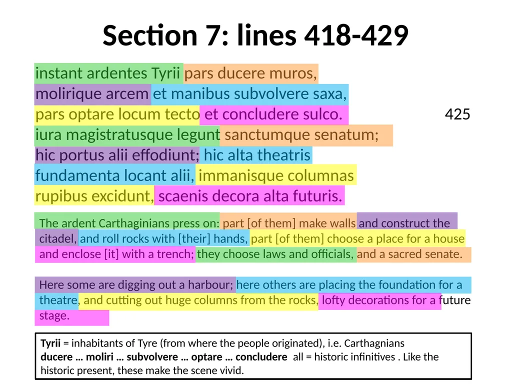 Virgil, Aeneid I GCSE Latin Verse Set text 2017 - slide 26 of 38