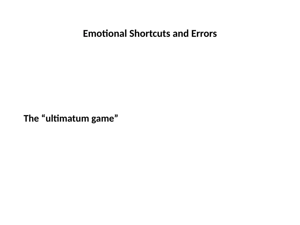 Finance for Normal People Chapter 4 – Emotional - slide 18 of 28