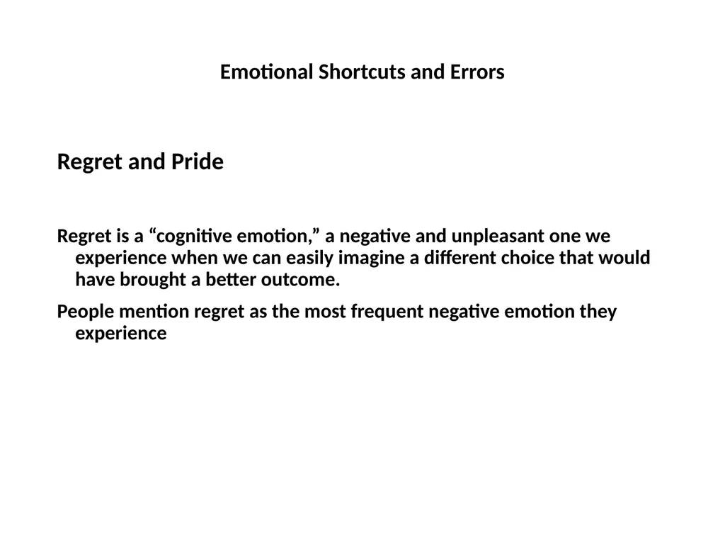 Finance for Normal People Chapter 4 – Emotional - slide 19 of 28