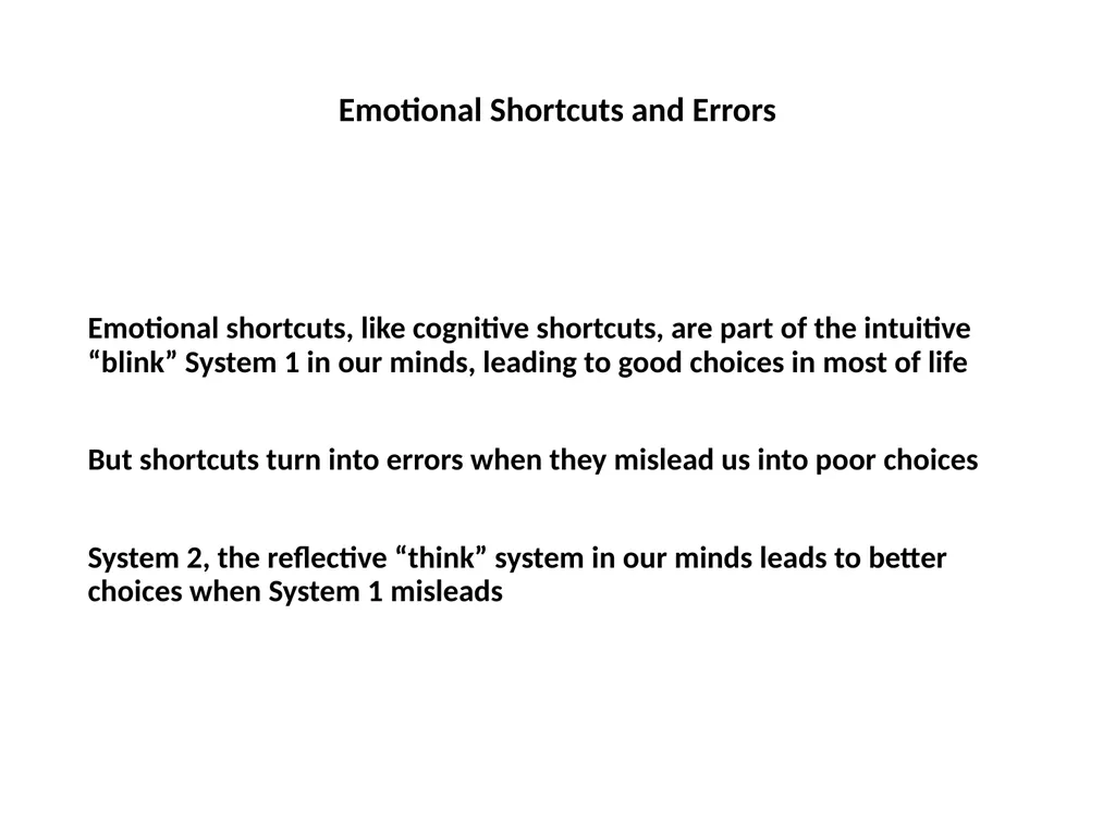 Finance for Normal People Chapter 4 – Emotional - slide 2 of 28