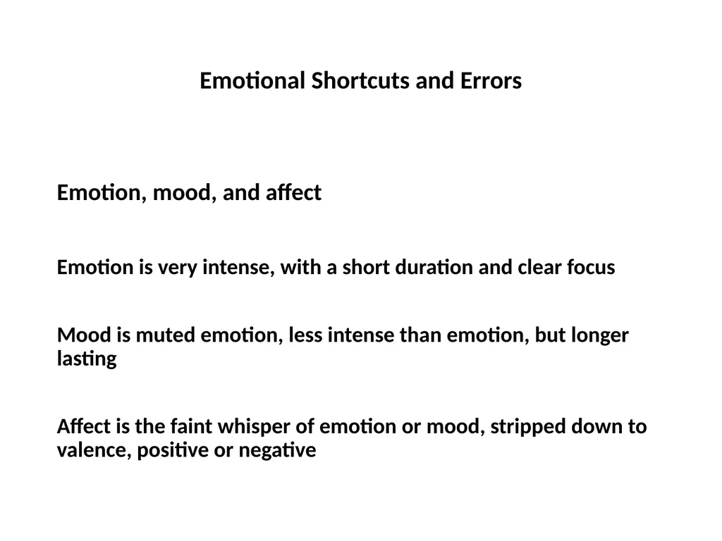 Finance for Normal People Chapter 4 – Emotional - slide 6 of 28